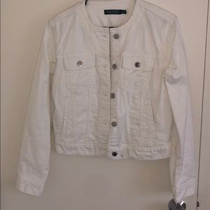 Ralph Lauren White Denim Jacket